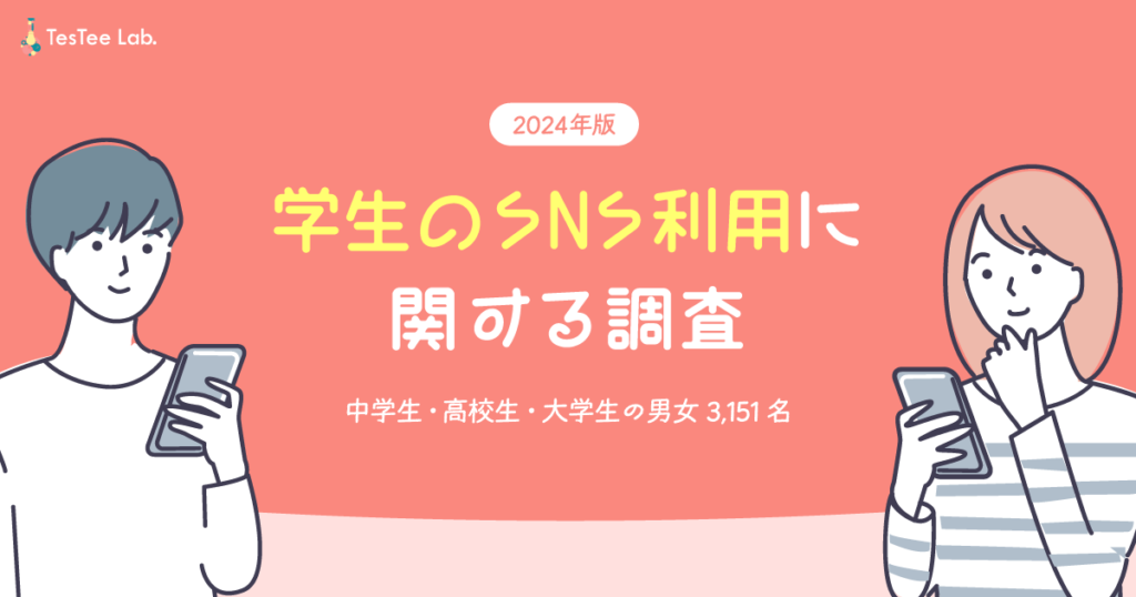 学生のSNSに関する調査2024年版　アイキャッチ